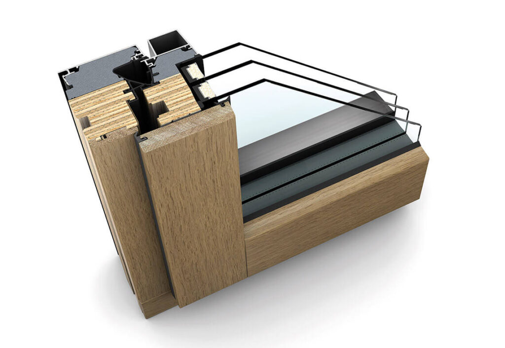 Internorm HF410 - pasywne okno drewniane