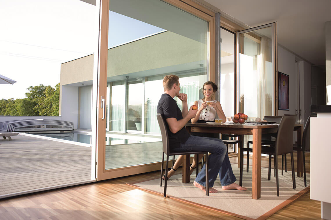 Antywłamaniowe okna drewniane Internorm